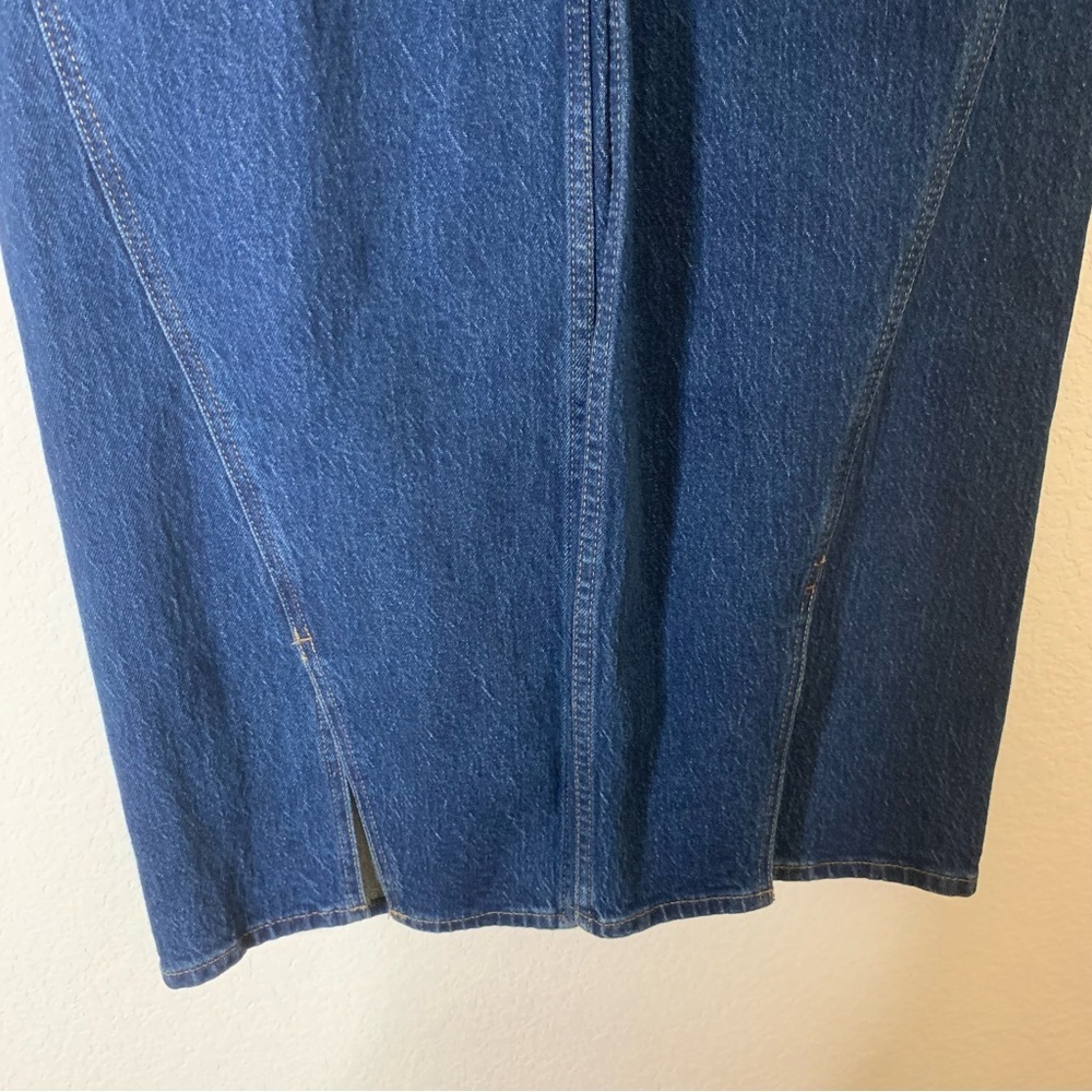 Abercrombie & fitch High Rise 90s Relaxed Split-Vent Hem Jean 29 short NWT - Picture 3 of 12